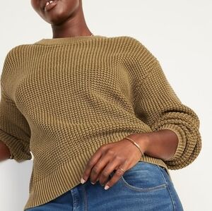 Oversized Fisherman Knit Sweater Oversized M Or True XL